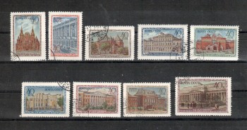 Sowjetunion Michelnummer 1450 - 1458 gestempelt