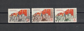 Sowjetunion Michelnummer 1491 - 1493 II gestempelt