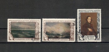 Sowjetunion Michelnummer 1522 - 1524 gestempelt