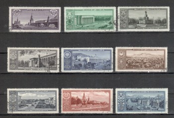 Sowjetunion Michelnummer 2146 - 2154 gestempelt