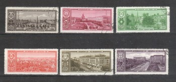 Sowjetunion Michelnummer 2174 - 2179 gestempelt