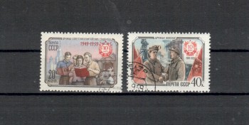 Sowjetunion Michelnummer 2266 - 2267 gestempelt