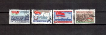 Sowjetunion 2365 - 2368 gestempelt