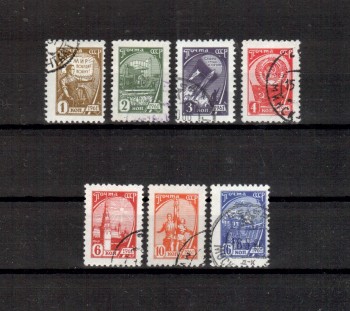 Sowjetunion 2434 - 2440 gestempelt