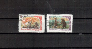 Sowjetunion 2480 - 2481 gestempelt