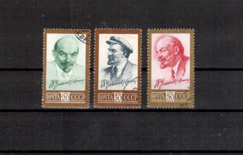 Sowjetunion 2484 - 2486 gestempelt