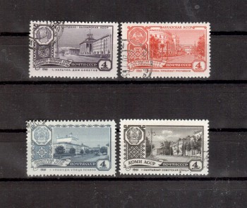 Sowjetunion 2488 - 2491 gestempelt