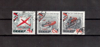 Sowjetunion 2503 - 2505 gestempelt