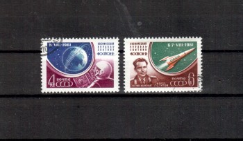 Sowjetunion 2521 - 2522 A gestempelt