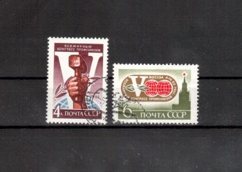 Sowjetunion 2548 - 2549 gestempelt