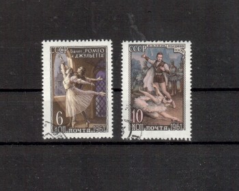 Sowjetunion 2557 - 2558 gestempelt