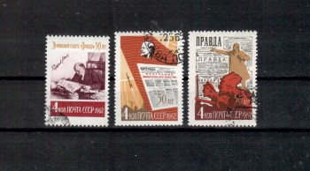 Sowjetunion 2596 - 2598 gestempelt