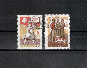 Sowjetunion 2621 - 2622 gestempelt