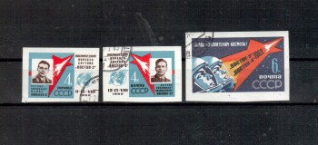 Sowjetunion 2634 - 2636 B gestempelt