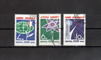 Sowjetunion 2735 - 2737 gestempelt