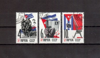 Sowjetunion 2754 - 2756 gestempelt