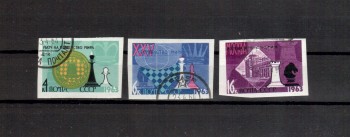 Sowjetunion 2763 - 2765 B gestempelt