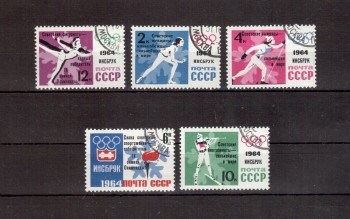 Sowjetunion 2887 - 2891 gestempelt