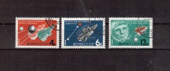 Sowjetunion 2895 - 2897 A gestempelt