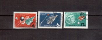 Sowjetunion 2895 - 2897 B gestempelt