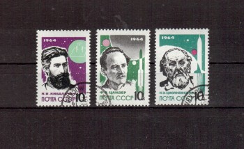 Sowjetunion 2898 - 2900 A gestempelt