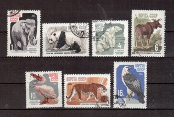 Sowjetunion 2914 - 2920 A gestempelt