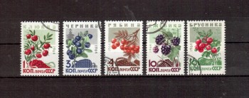 Sowjetunion 2996 - 3000 gestempelt