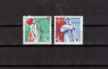 Sowjetunion 3015 - 3016 gestempelt