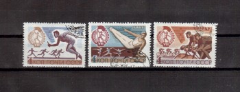 Sowjetunion 3102 - 3104 gestempelt