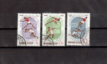 Sowjetunion 3107 - 3109 gestempelt