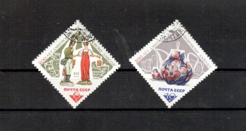 Sowjetunion 3173 - 3174 gestempelt