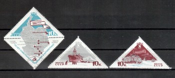 Sowjetunion 3181 - 3183 gestempelt