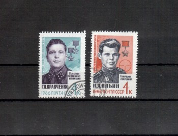 Sowjetunion 3187 - 3188 gestempelt