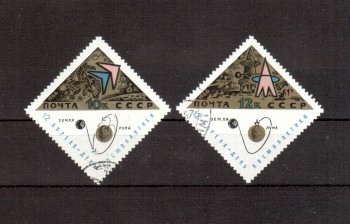 Sowjetunion 3205 - 3206 gestempelt