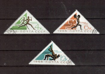 Sowjetunion 3221 - 3223 gestempelt