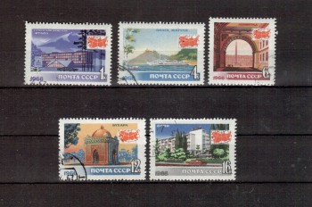 Sowjetunion 3241 - 3245 gestempelt