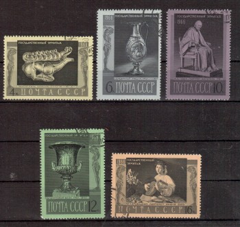 Sowjetunion 3313 - 3317 gestempelt