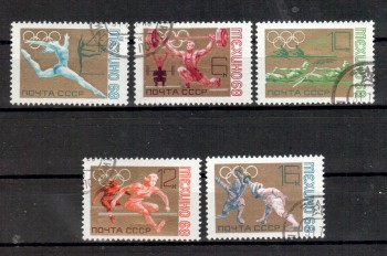 Sowjetunion 3517 - 3521 gestempelt