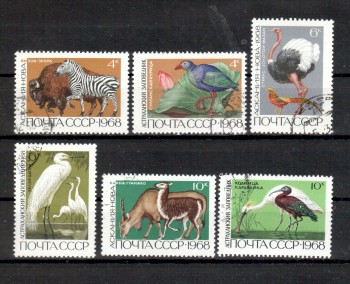 Sowjetunion 3545 - 3550 gestempelt