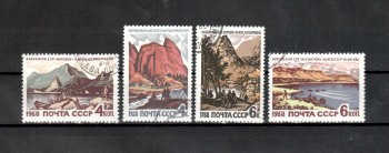 Sowjetunion 3555 - 3558 gestempelt