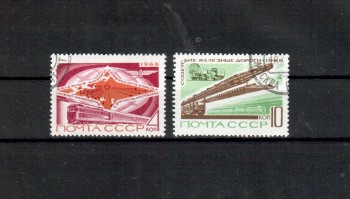 Sowjetunion 3572 - 3573 gestempelt