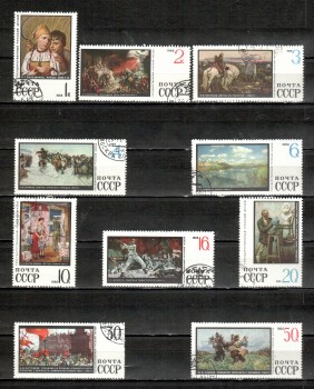 Sowjetunion 3576 - 3585 gestempelt