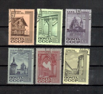 Sowjetunion 3586 - 3591 gestempelt