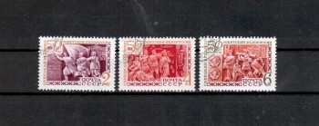 Sowjetunion 3594 - 3596 gestempelt