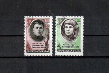 Sowjetunion 3601 - 3602 gestempelt