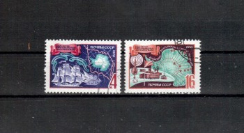 Sowjetunion 3727 - 3728 gestempelt