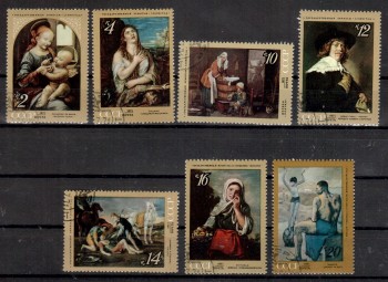 Sowjetunion 3898 - 3904 gestempelt