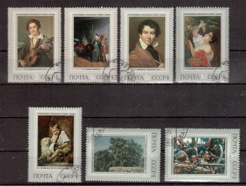 Sowjetunion 4115 - 4121 gestempelt