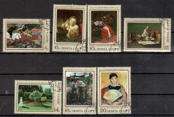 Sowjetunion 4187 - 4193 gestempelt