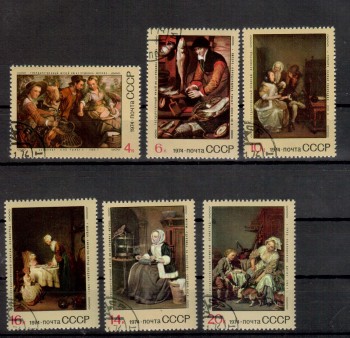 Sowjetunion 4301 - 4306 gestempelt